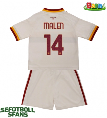 AS Roma Donyell Malen #14 Bortaställ Barn 2026-27 Kortärmad (+ Korta byxor)
